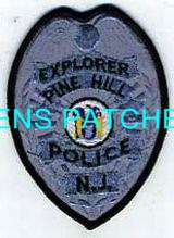 NEW JERSEY,PINE HILL POLICE EXPLORER BADGE PATCH 1_wm